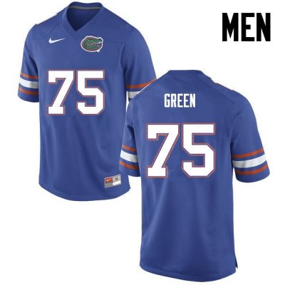 Men's Florida Gators #75 Chaz Green NCAA Nike Blue Authentic Stitched College Football Jersey GCF5662GA